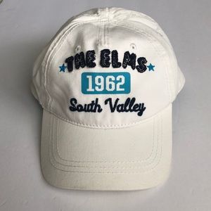 H&M White Embroidered Baseball Hat Size 6-8y